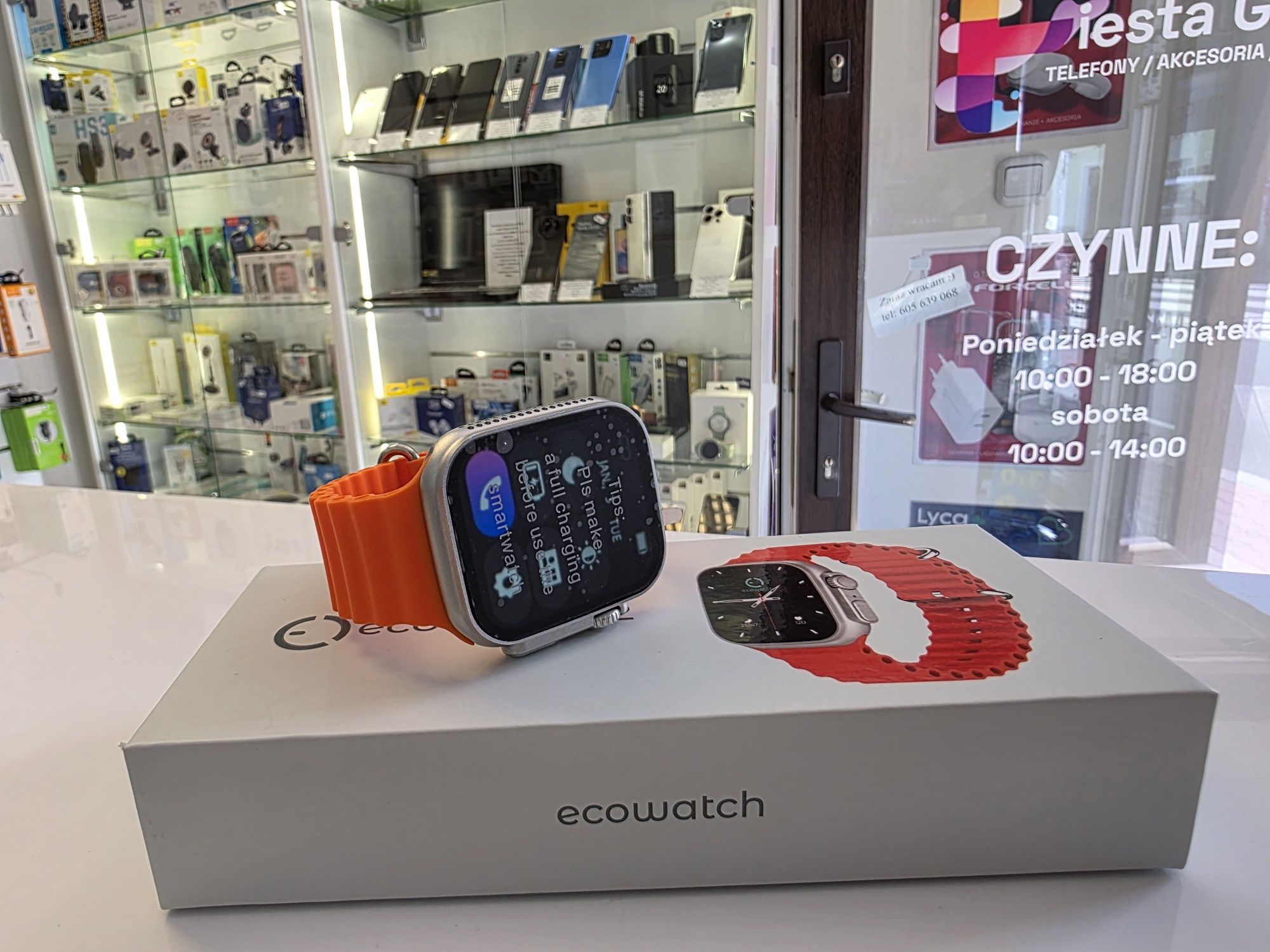 Smartwatch Maxcom Ecowatch 2, a'la Watch Ultra, IP67, gwarancja 23m.