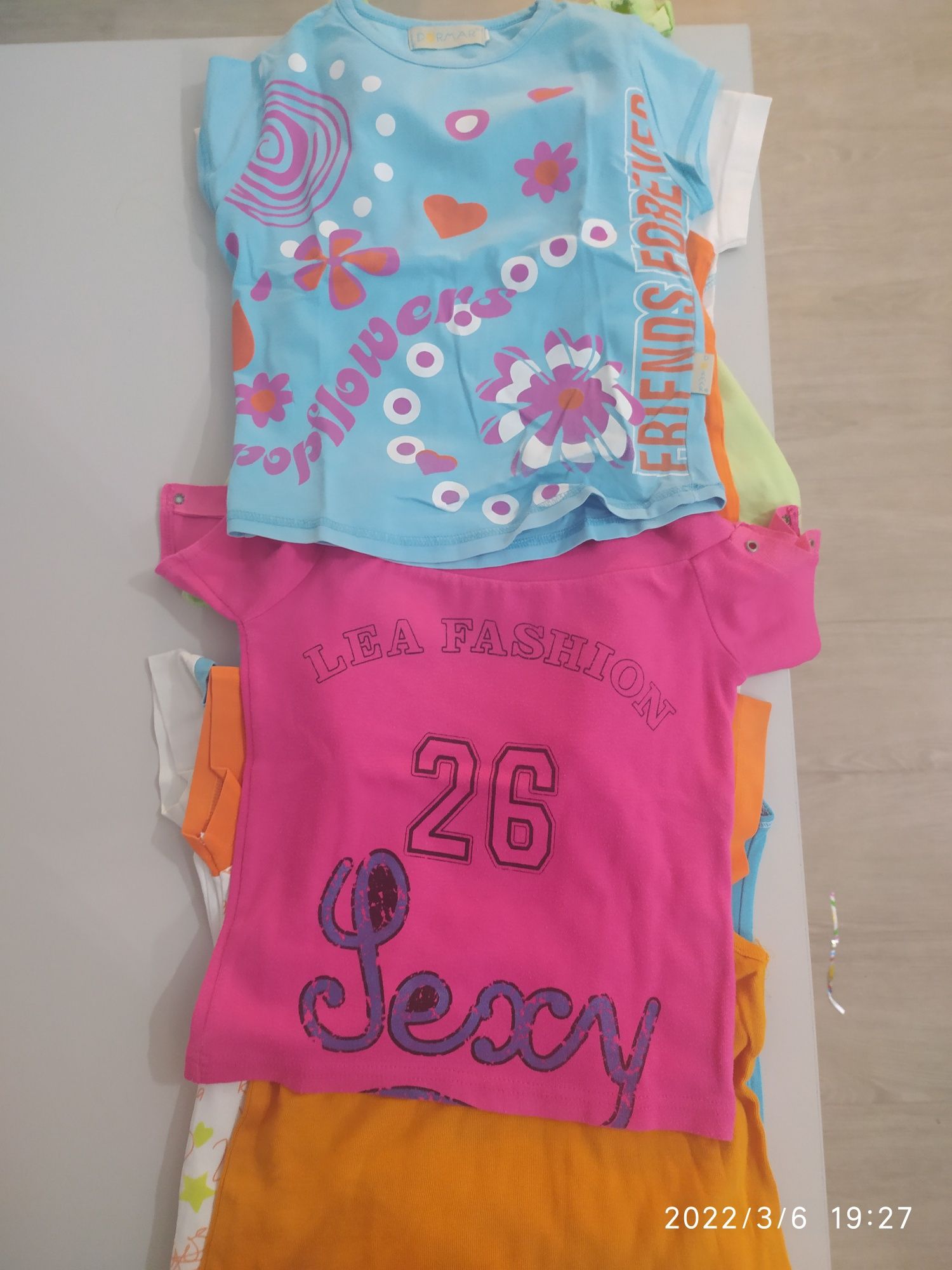 T-shirts menina 4/6 anos