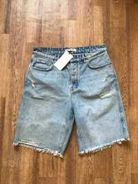 Чоловічі джинсові шорти ZARA (р. 42/ L)