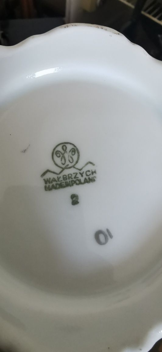 Serwis kawowy, porcelana Wałbrzych