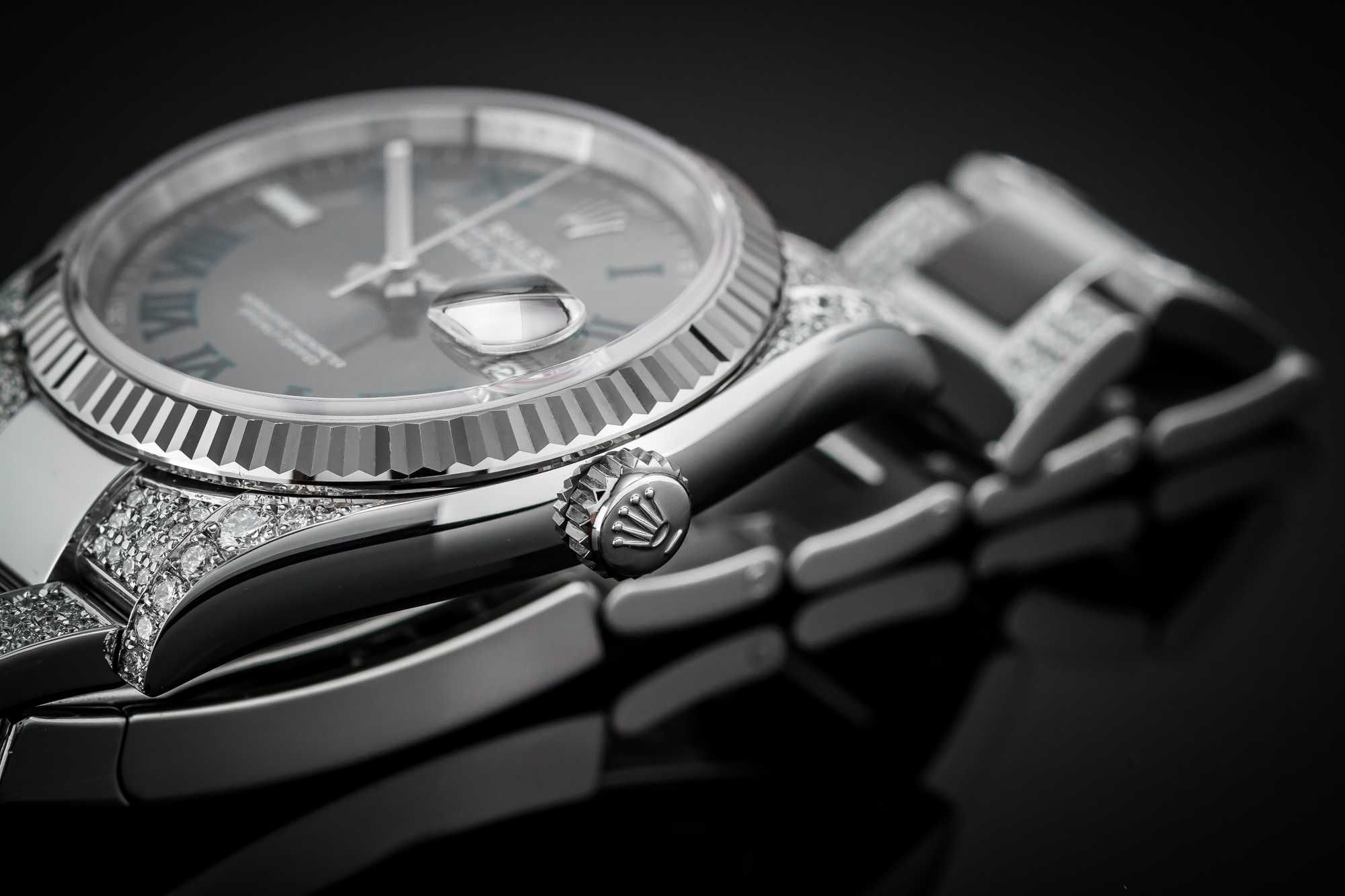 WImbledon ICED - diamentowy ROLEX Datejust 36