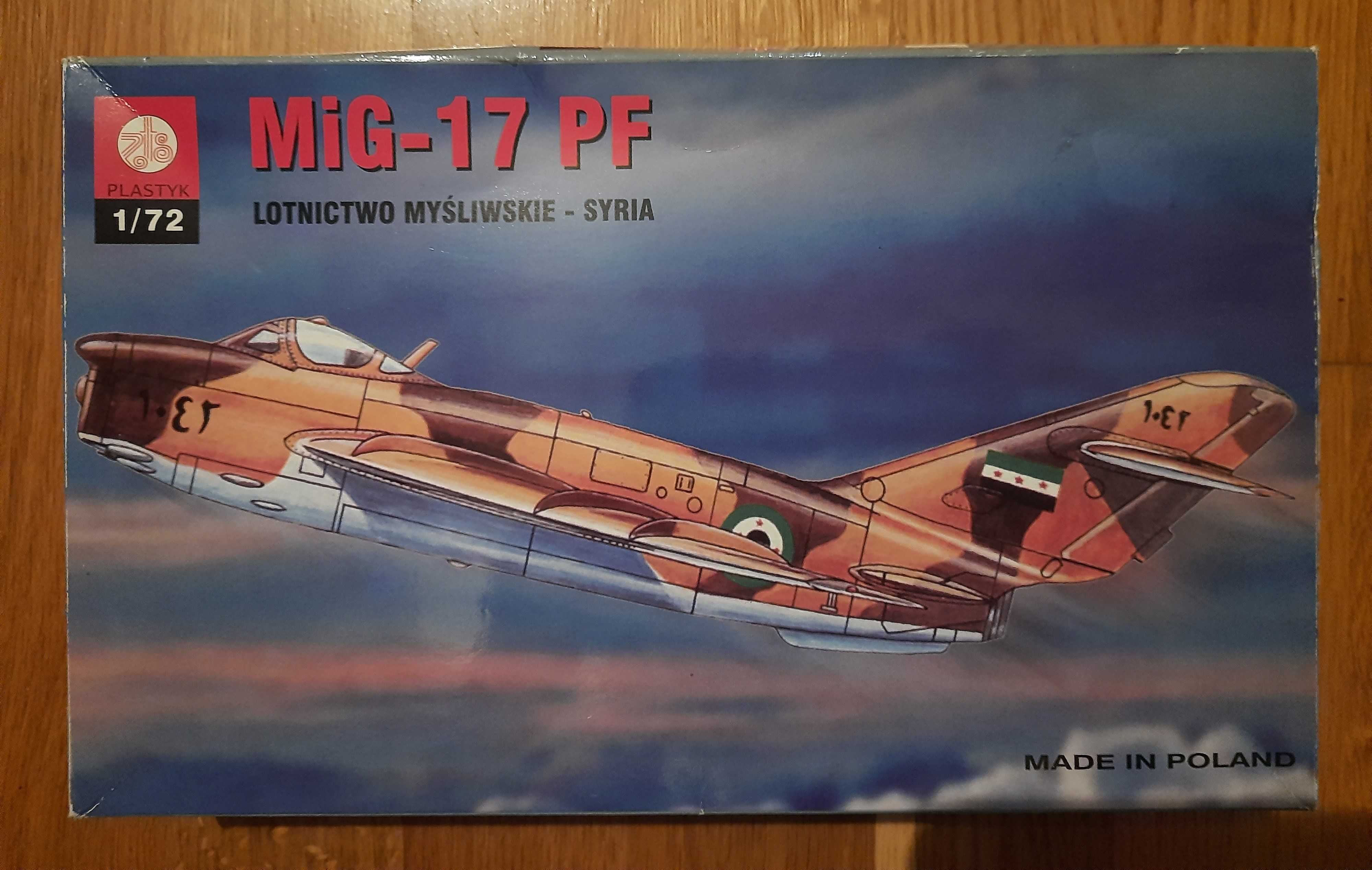 Model do sklejania MiG-17 PF skala 1/72