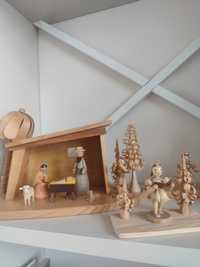 Drewniana szopka świąteczna Erzgebrige