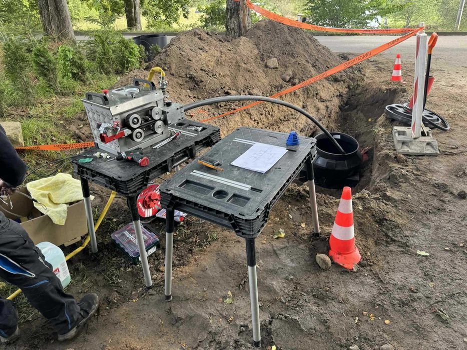 Wdmuchiwanie światłowodów - spawanie światłowodów - naprawa