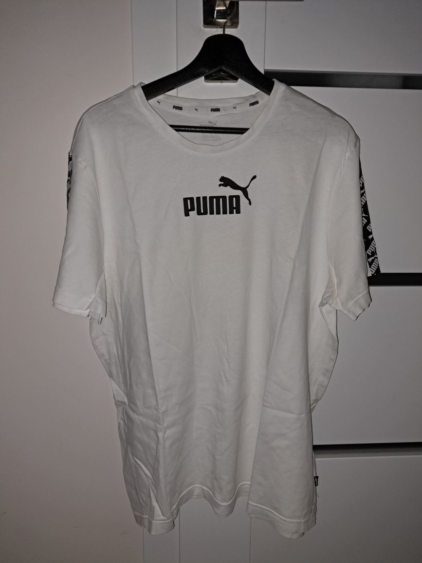 Koszulka męska biała "Puma" XL