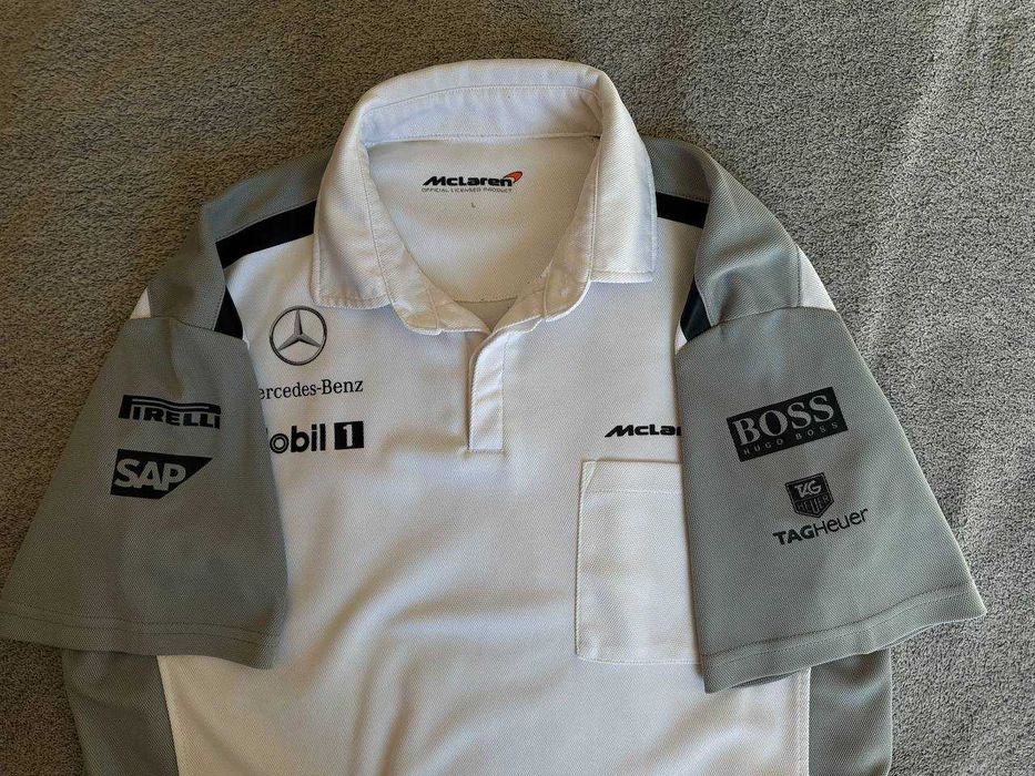 Футболка- Поло McLaren Formula 1 Team Racing , Hugo Boss , розмір L