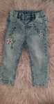 Wyszywane jeansy rozmiar 80