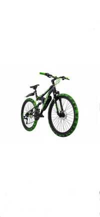 Rower MTB czarno-zielony