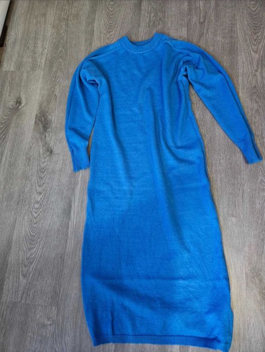 Reserved dluga sukienka swetrowa sweter damski