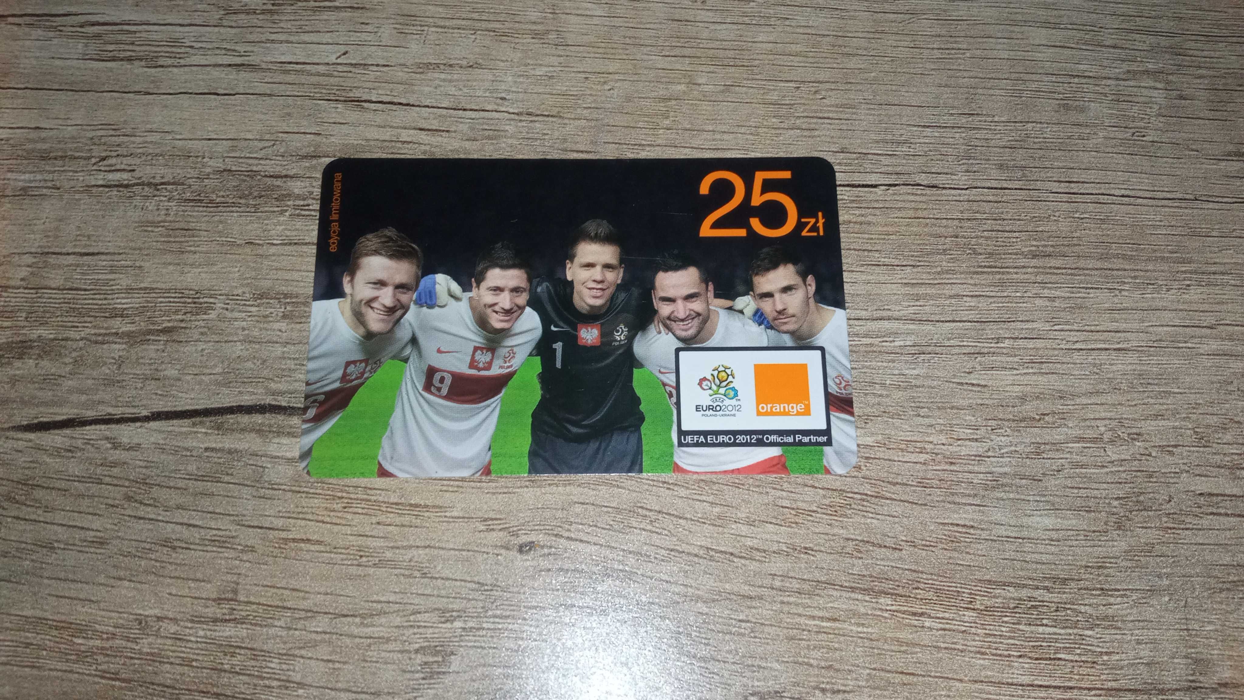 Karta doładowanie Orange kolekcjonerska limitowana EURO 2012