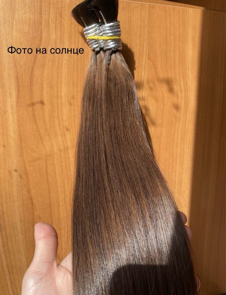 Натуральне волосся для нарощування 65 см