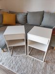 Stoliki / szafki nocne Ikea VIKHAMMER białe