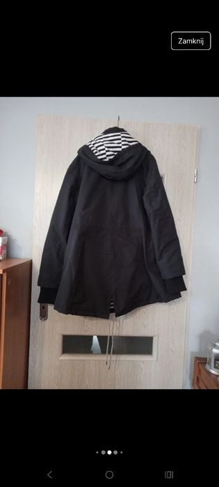 Kurtka funkcjonalna nieprzemakalna damska Bonprix czarna 50