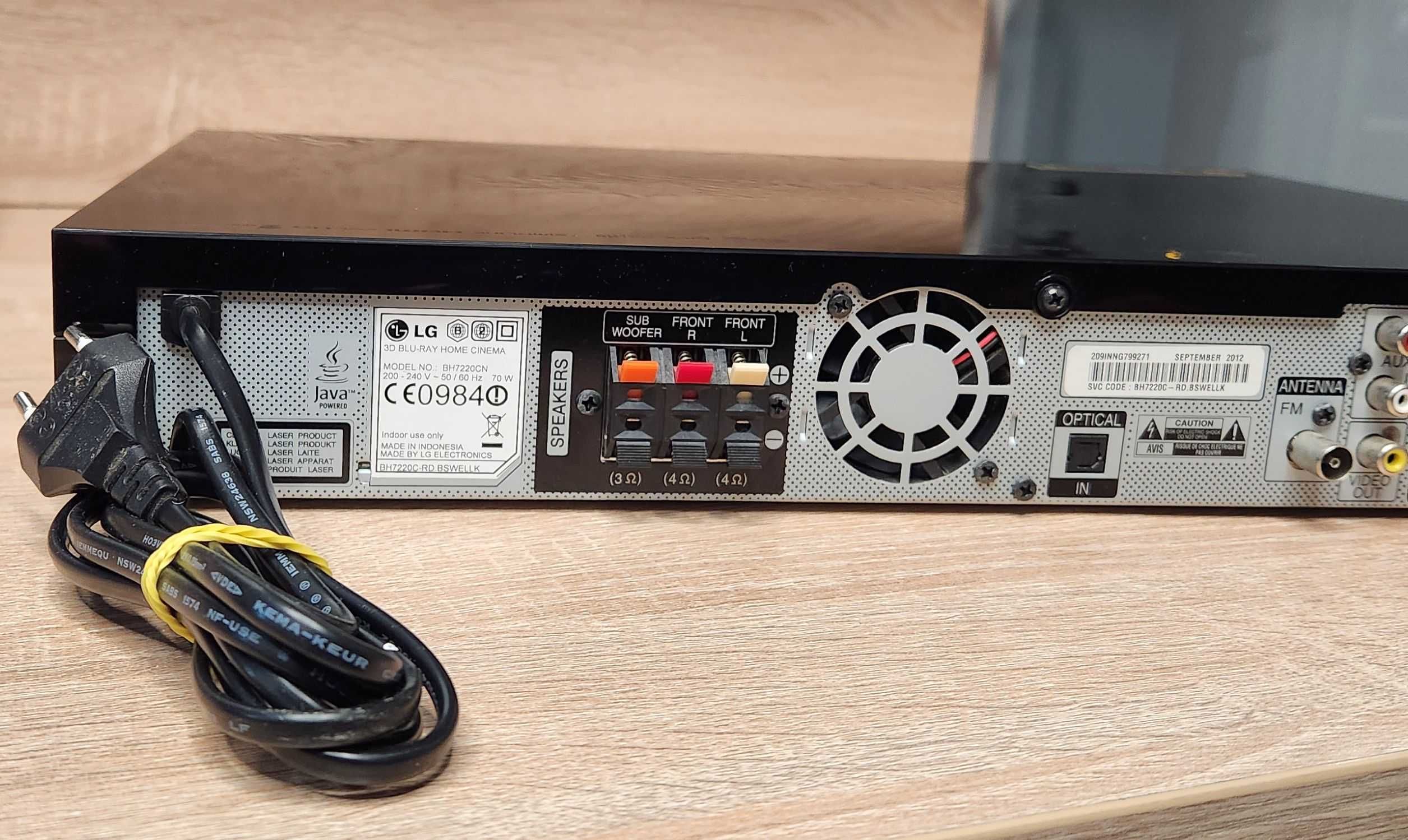 LG Blu-ray 3D odtwarzacz
