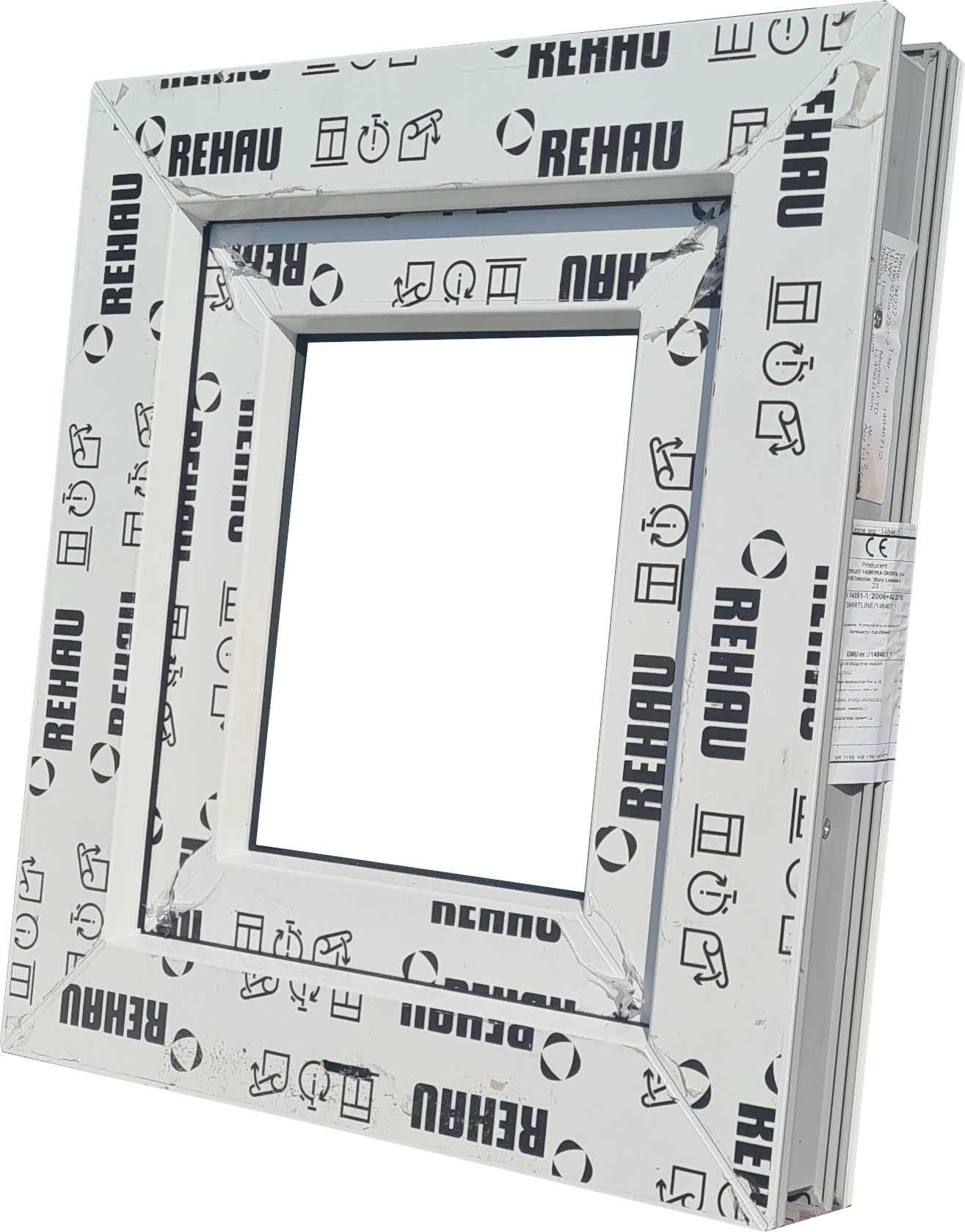 OKNA KacprzaK OKNO PCV 56,5x53,5 NOWE Dostępne OD RĘKI
