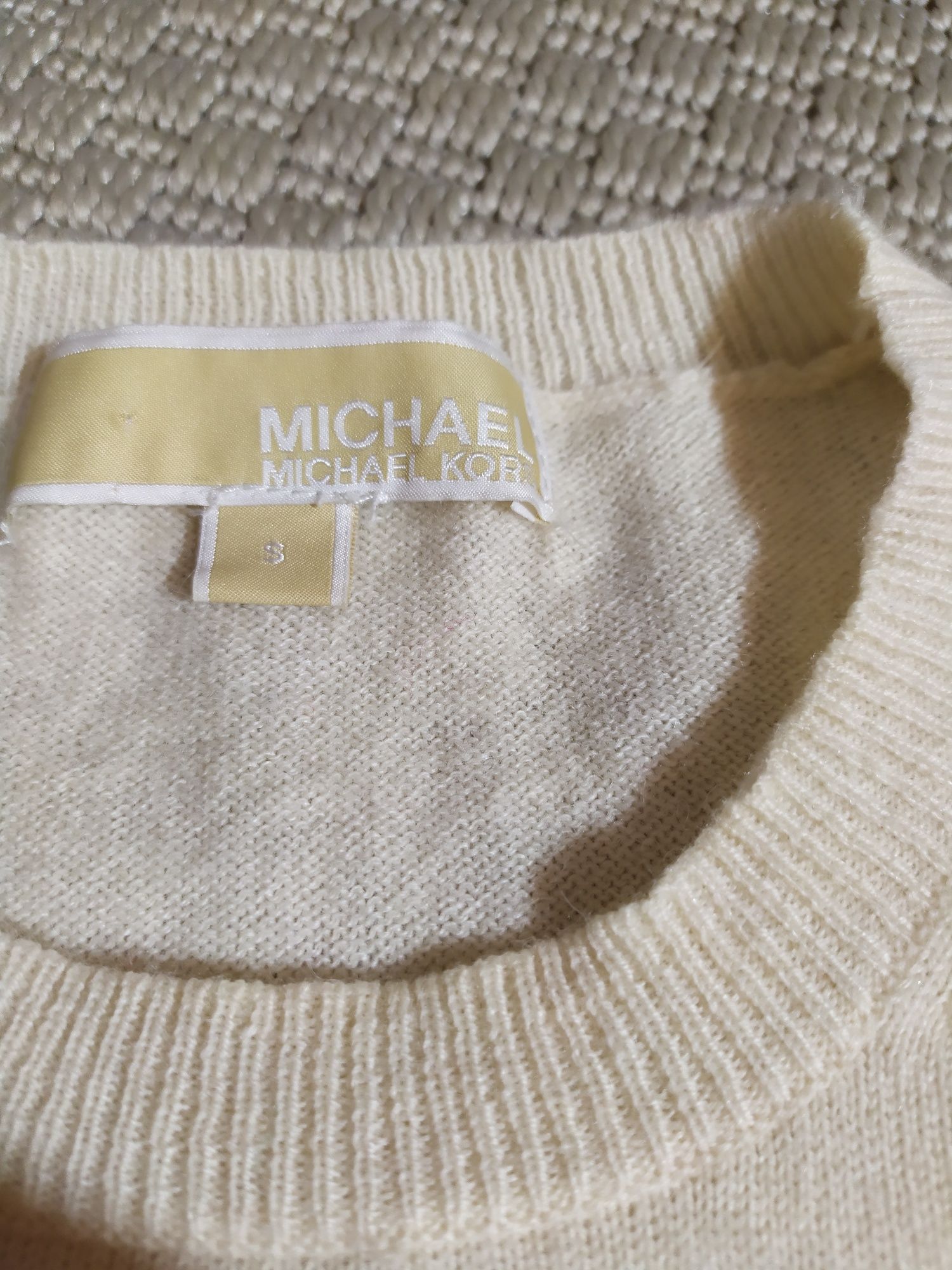 Sweter wełniany z kaszmirem Michael Kors