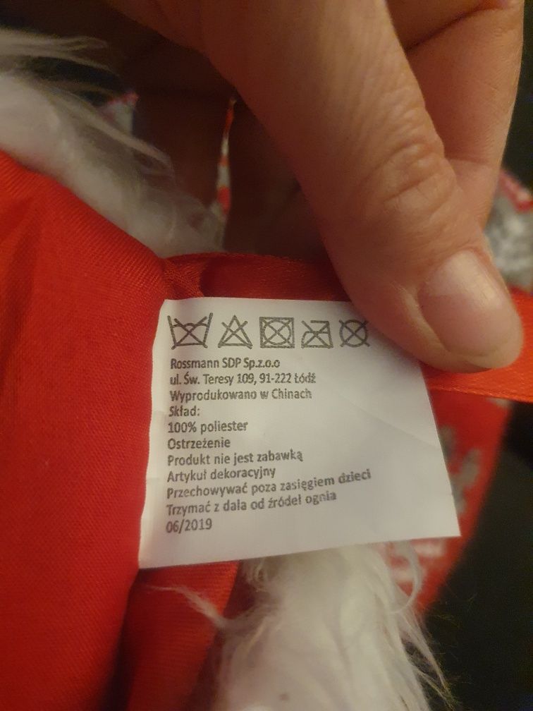 Skarpeta świąteczna na prezenty