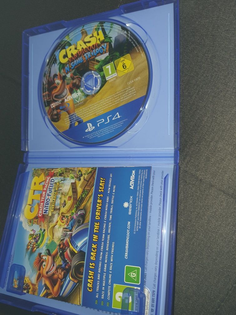 Gra dla dzieci Crash Bandicoot N sane trilogy