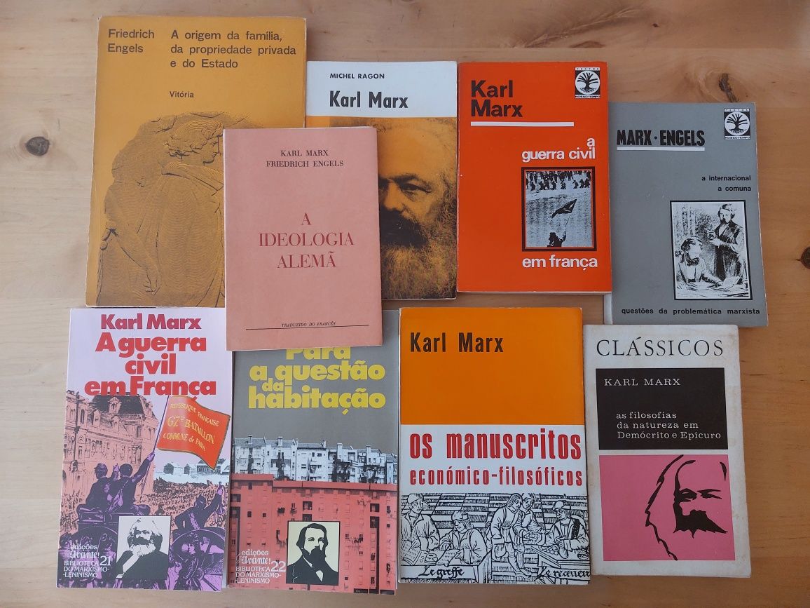 Livros políticos - Rosa Luxemburg, Karl Marx, Engels, etc.