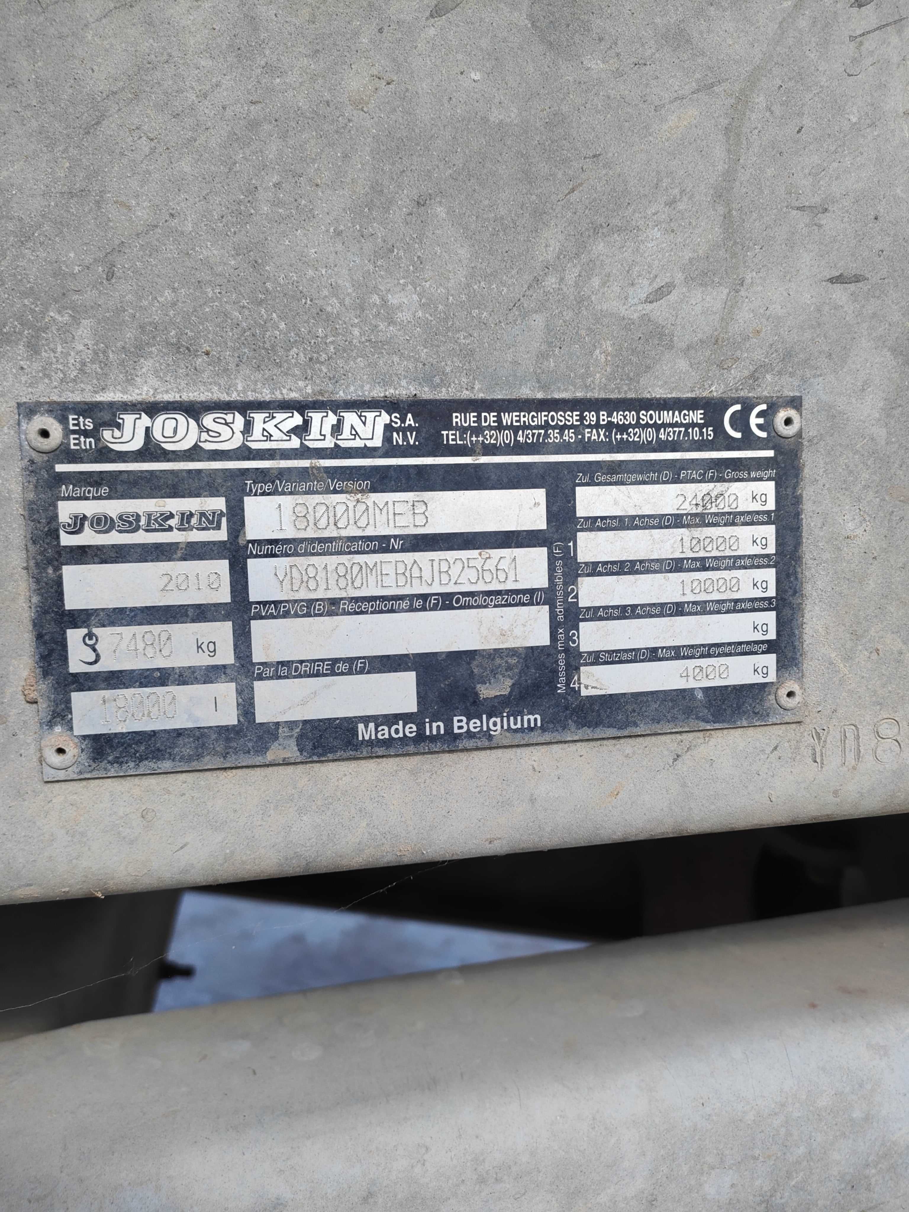 Wóz asenizacyjny Joskin Modulo2 18000