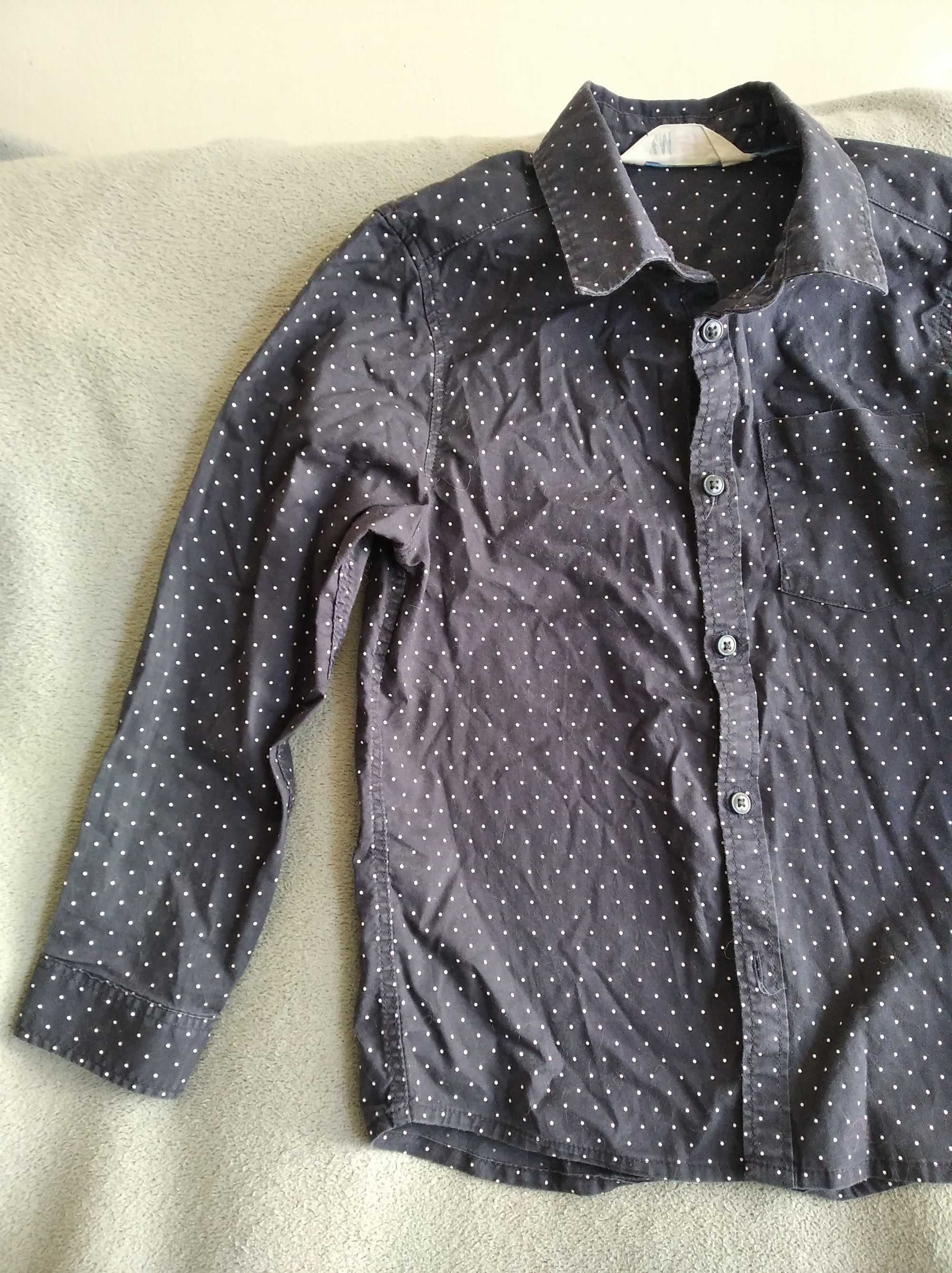 Koszula H&M granatowa 116