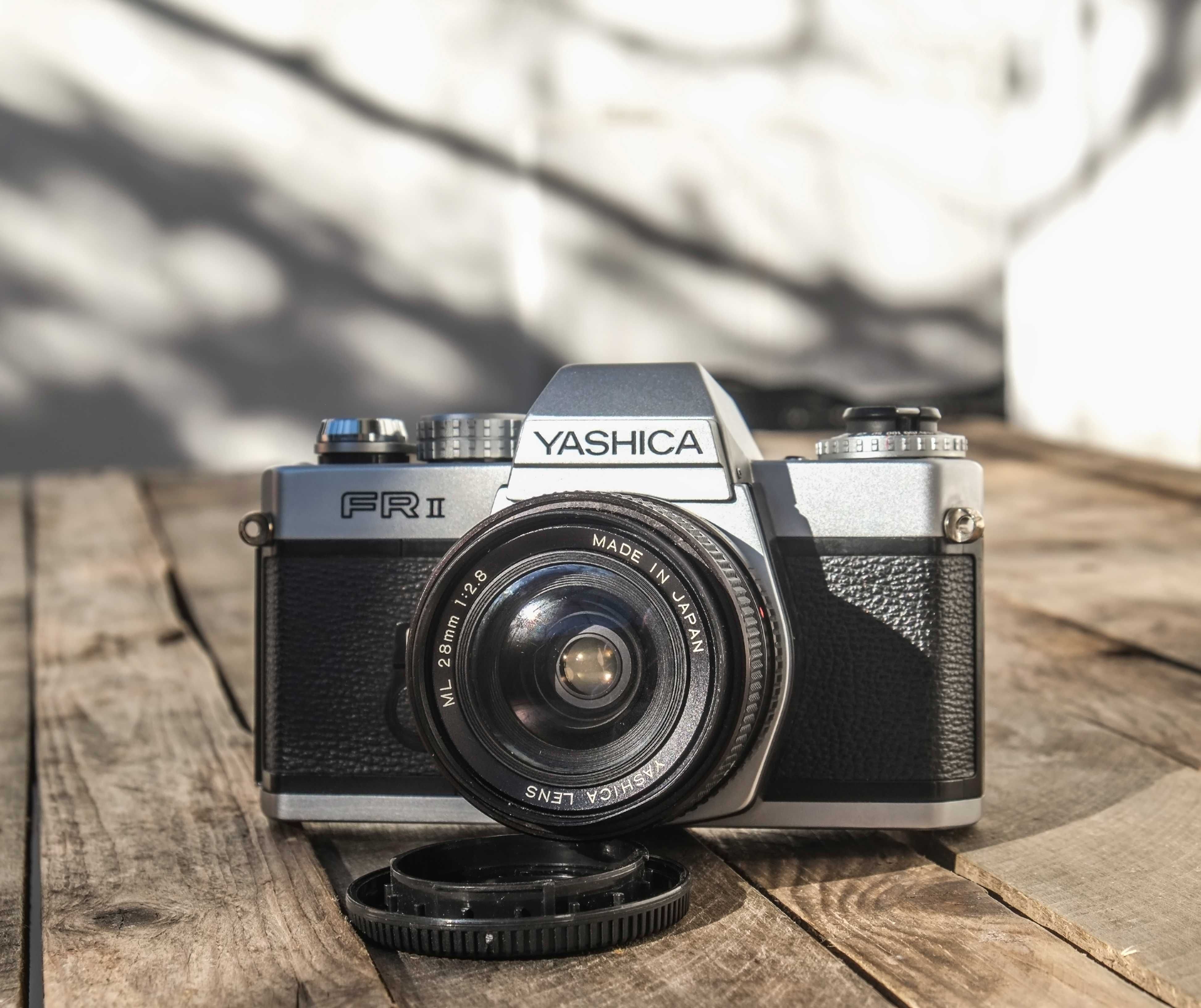 Yashica FR II com yashica ML 28mm F: 2.8