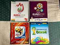 Cadernetas Panini Euro e Mundial