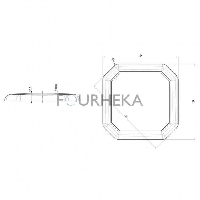 Luz Led Interior 12cm   "FHK1466"