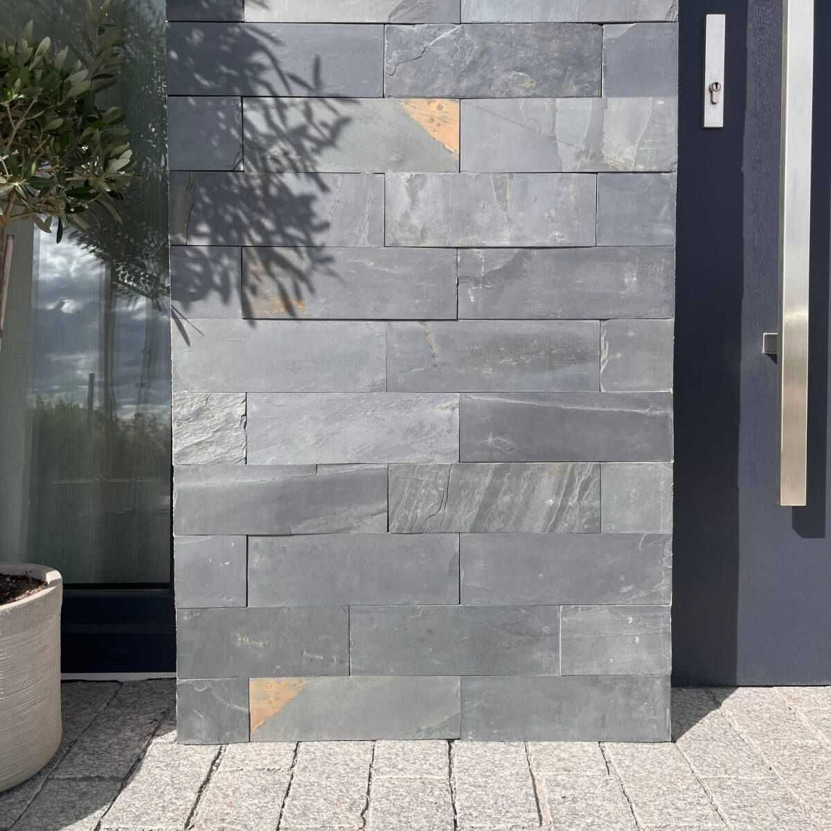 Łupek Black Slate 30x10 - Kamień naturalny na Elewacje i Ściany
