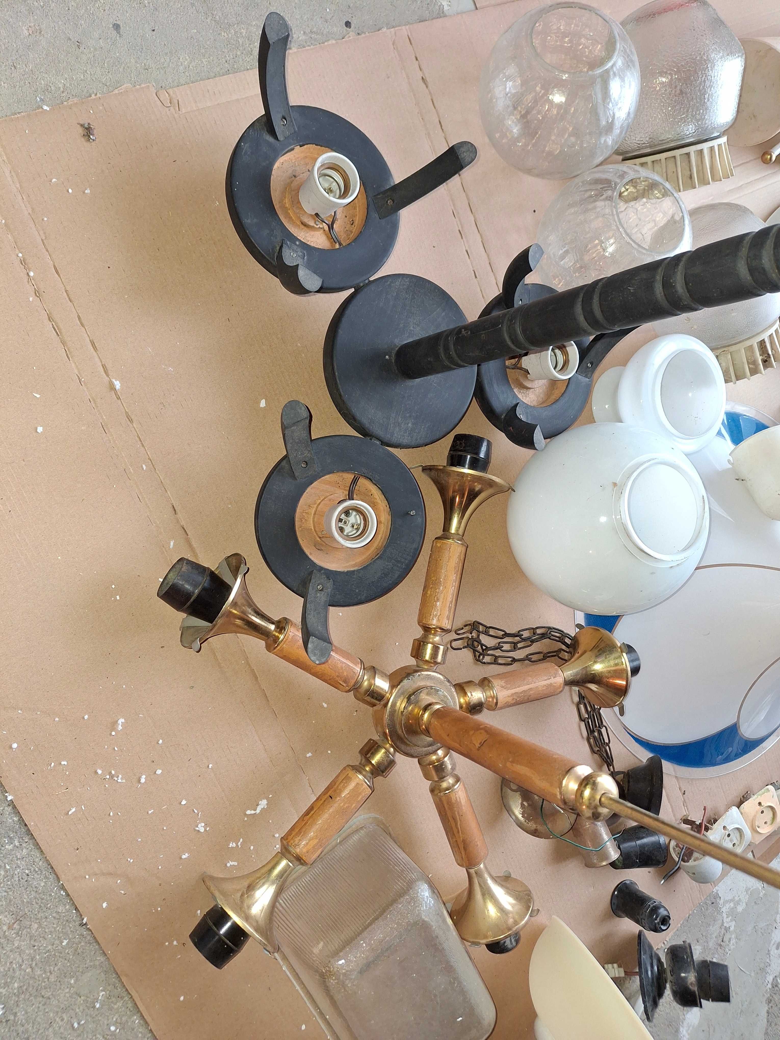 Lampy i klosze vintage SUPER CENA!