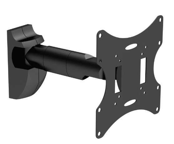 Uchwyt ścienny do TV 23"-43" czarny