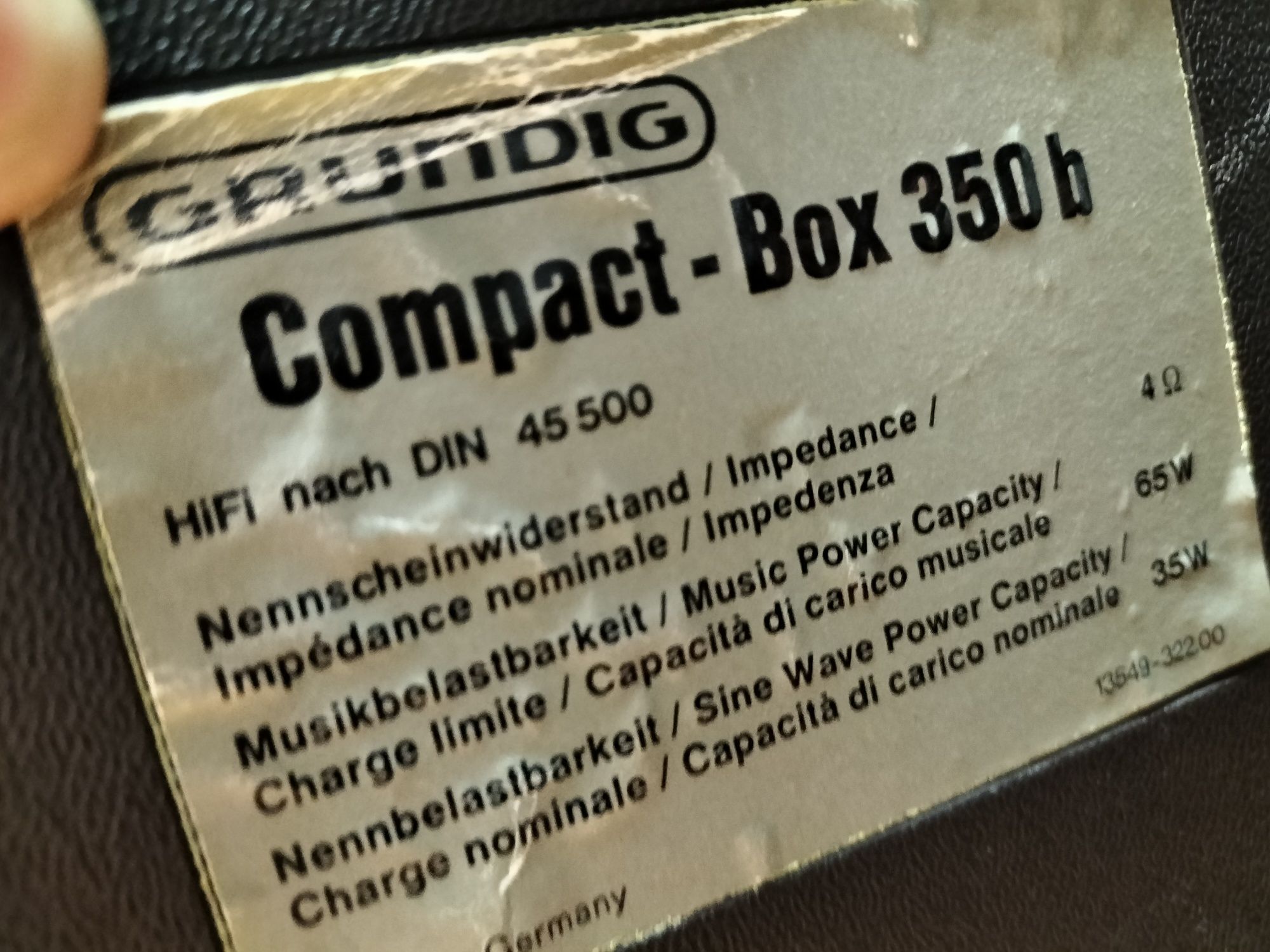 Kolumny Grundig Compact Box 350b