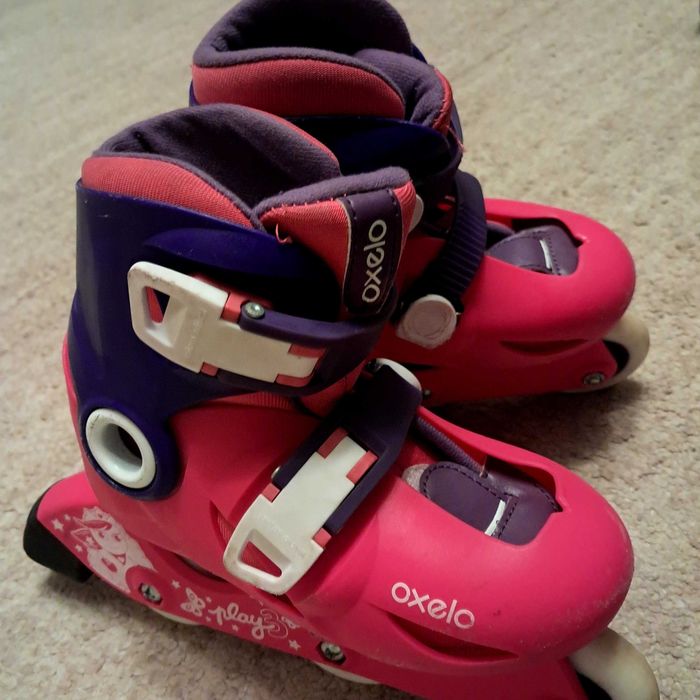 Rolki Oxelo różowe 28-30