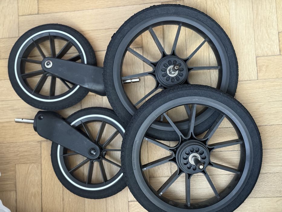 Wózek 2w1 Gondola + Spacerówka + Fotelik 0-13 kg + zapasowe koła