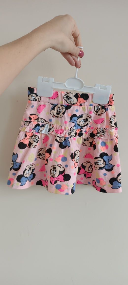 Jak nowa spódnica spódniczka myszka minnie mouse Disney r.98-104