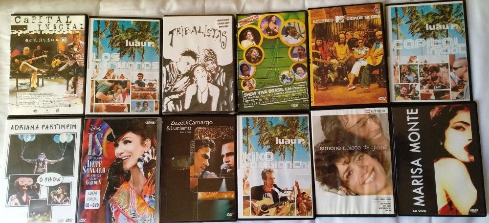 Música indígena + 8 Cd's Com Musica de Festa Alemã + DVDS Brasileiros