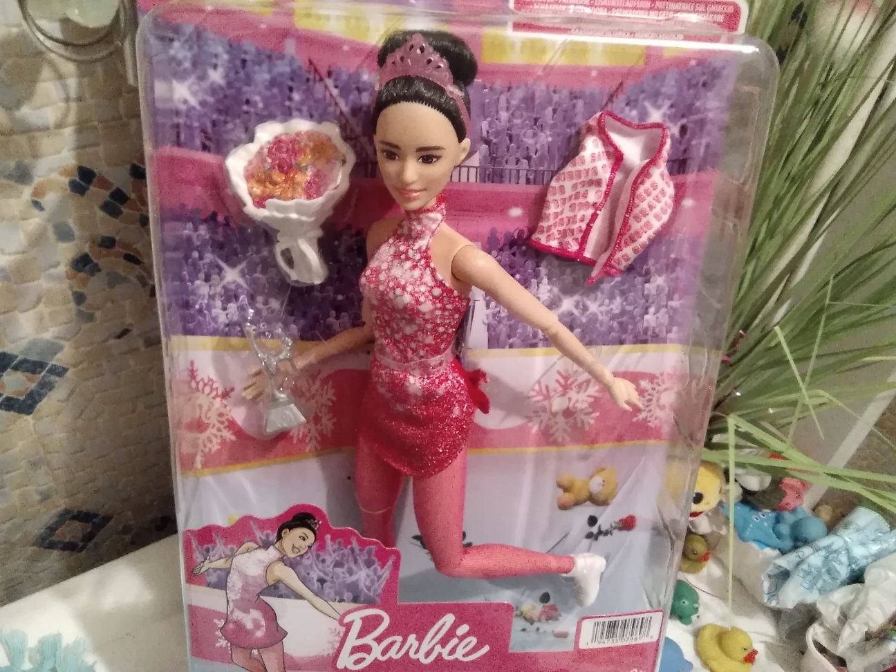 Lalka Barbie łyzwiarka zginane kończyny Nowa