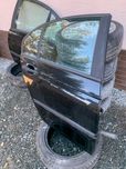 Bmw 3 e46 sedan drzwi prawy tył prawe kompletne schwarz 2 668/9