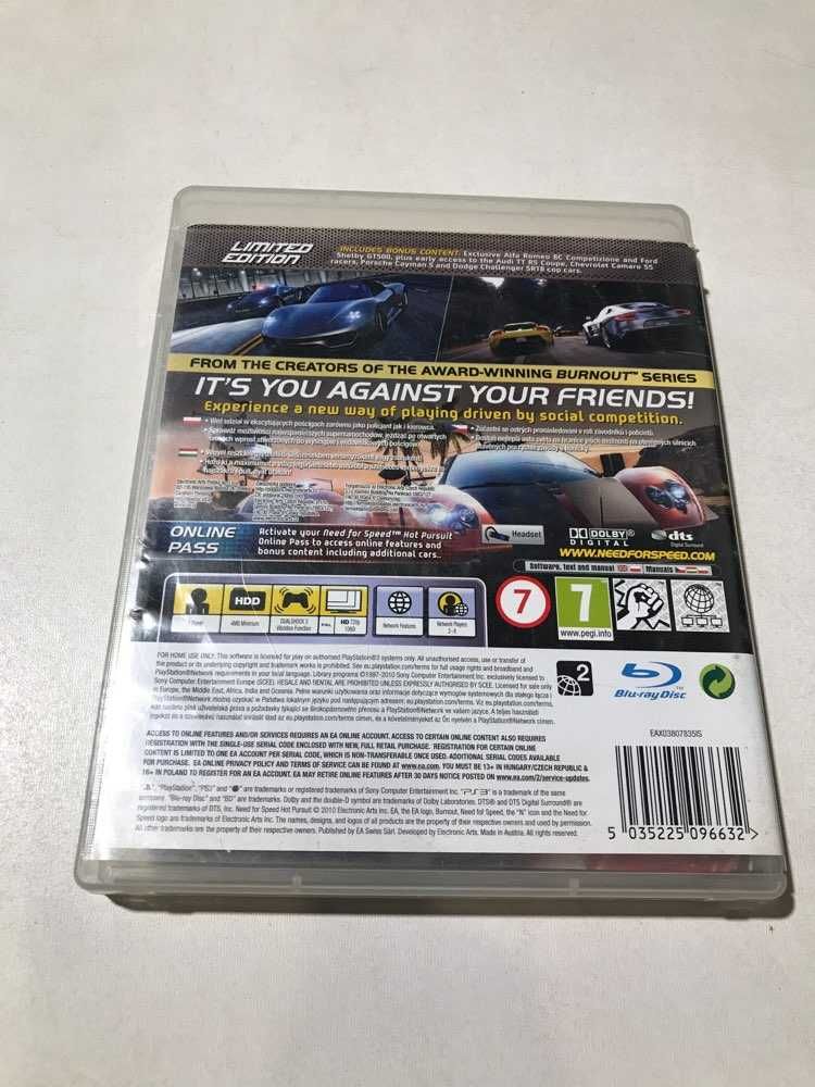 Need For Speed Hot Pursuit Limited Edition PL PS3 Sklep Irydium