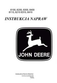 Instrukcja Napraw John Deere 8300, 8310, 8400, 8410 PL