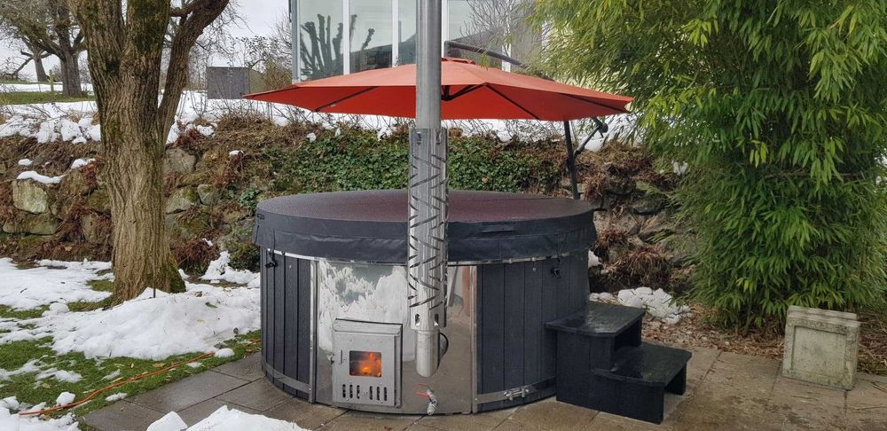 Balia ogrodowa Premium | gorąca beczka ruska bania sauna spa hot tube