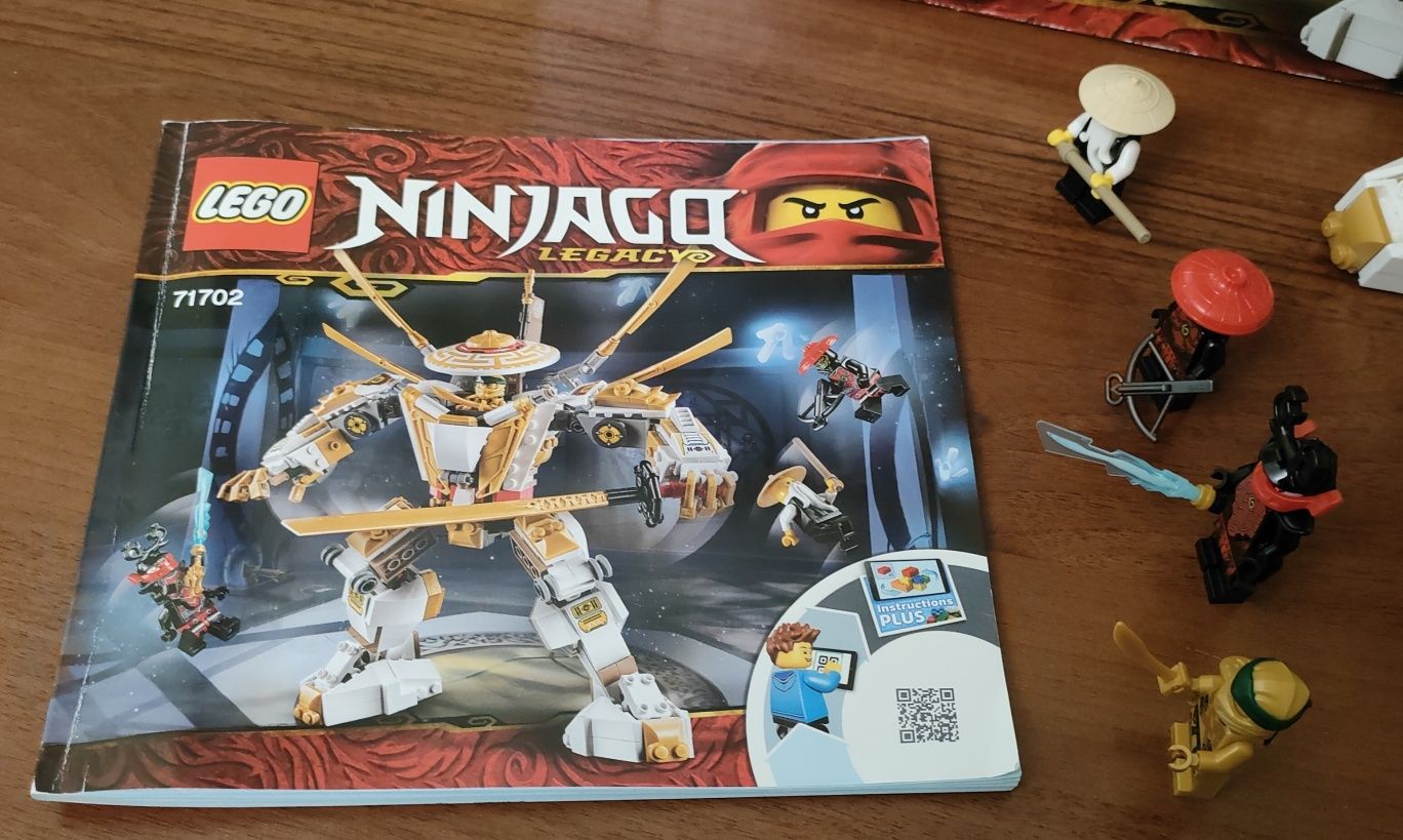 Klocki LEGO Ninjago 71702 Golden Mech - kompletne 100% + gratisy