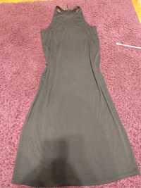 Czarna sukienka 3/4 - stradivarius, rozmiar S