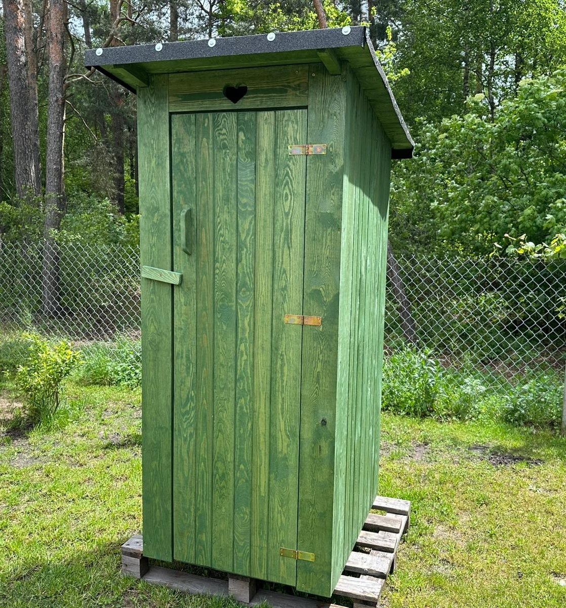 Toaleta drewniana przenośna WC szalet kibel toy toy
