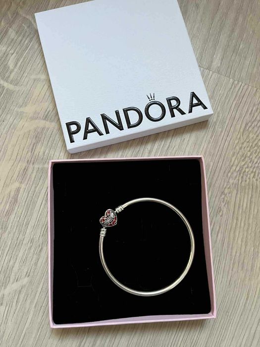 Bransoletka spider-man srebrna Pandora