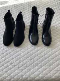 Botas pretas 35 e 36- 10€ cada