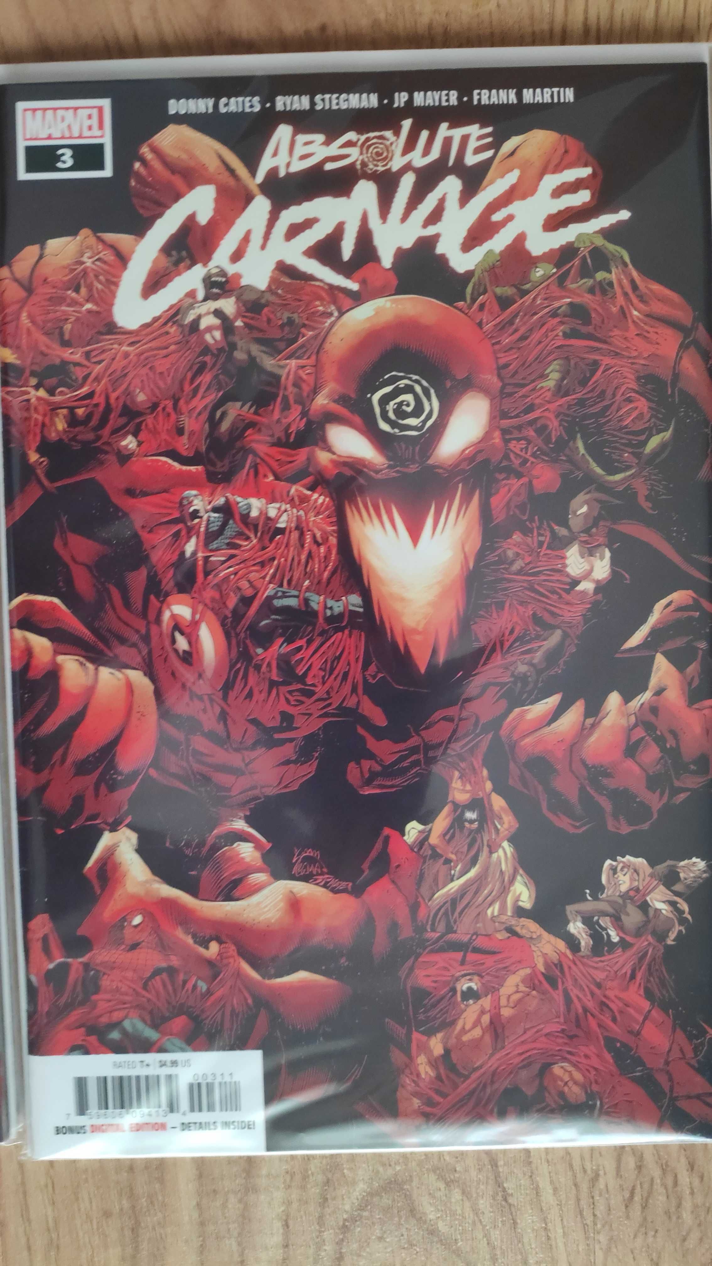 Absolute Carnage - Donny Cates (2019) - Série completa - 6 revistas