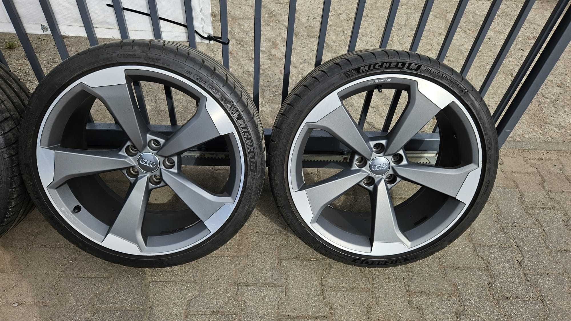 Oryginalne alufelgi 20 cali ROTOR BBS z Audi A5 S-line