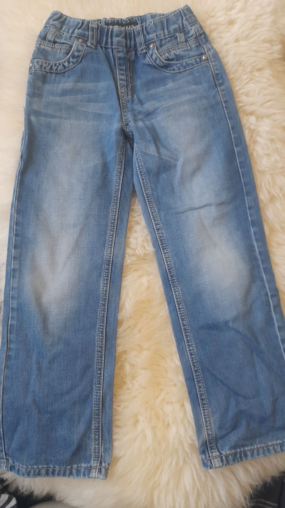 Spodnie jeans na gumce r.128 DzireJeans