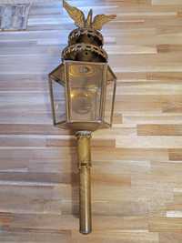 Lampa powozowa mosiężna